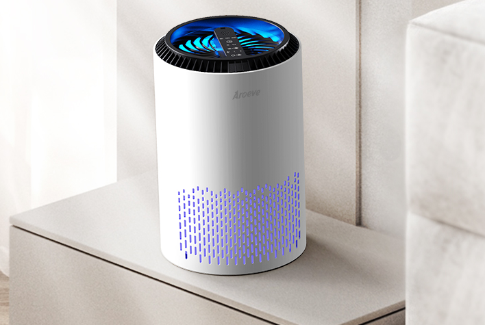 air purifier on counter top