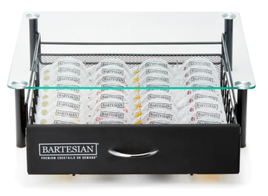 Bartesian capsule storage drawer