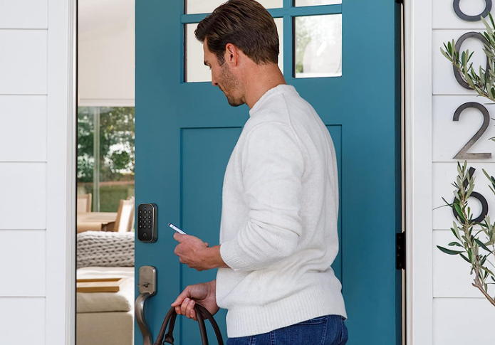 using phone and keypad access for smart lock